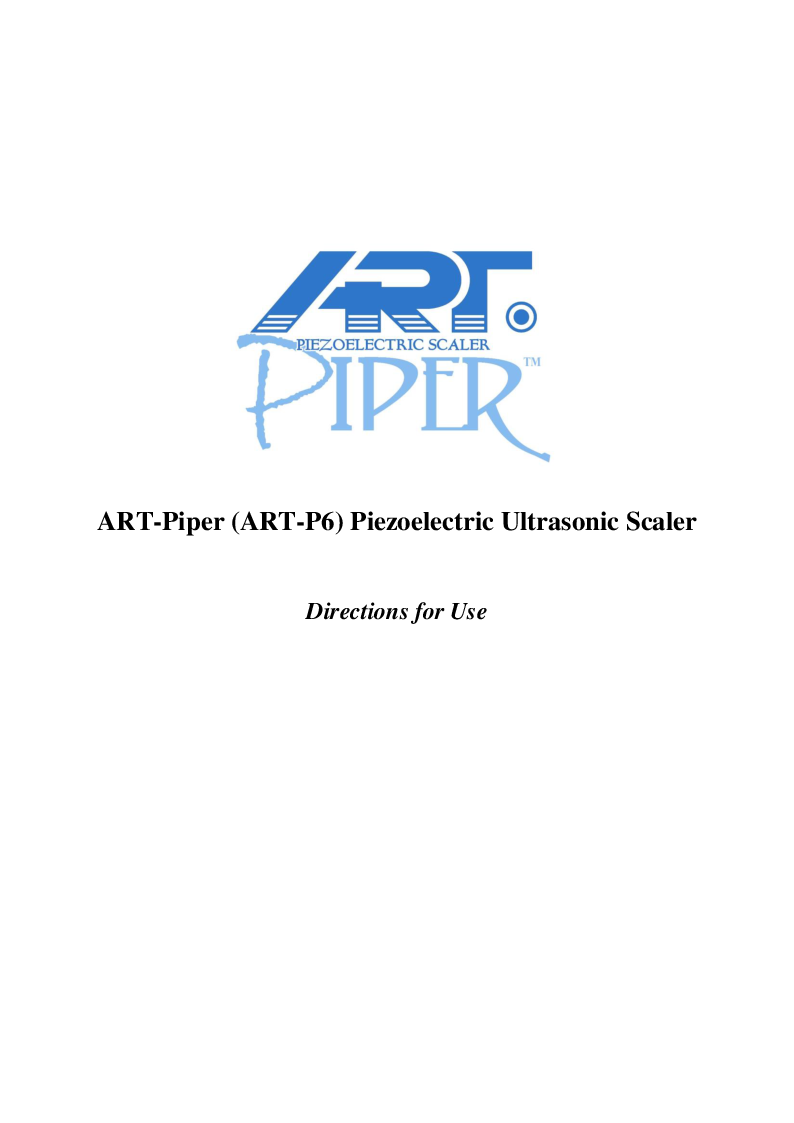 

P6 Manual (Engelsk)

