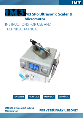 

SP6 Scaler Manual (Engelsk, fransk, tysk, spansk)

