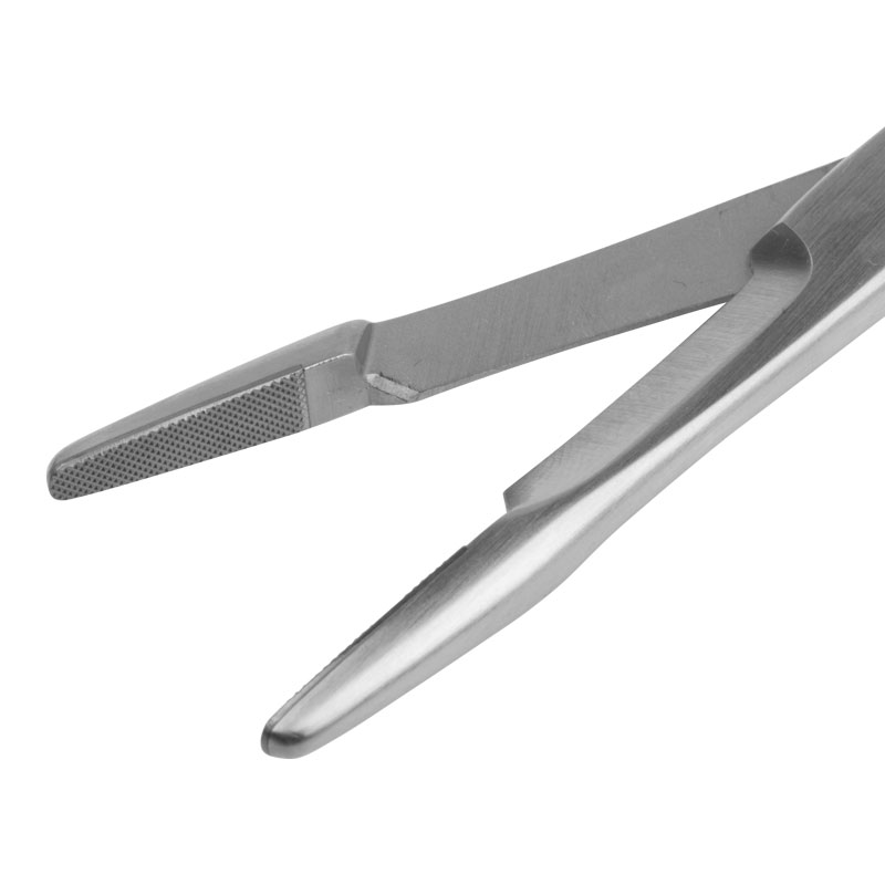 Olsen-Hegar nåleholder med saks (TC), 18 cm