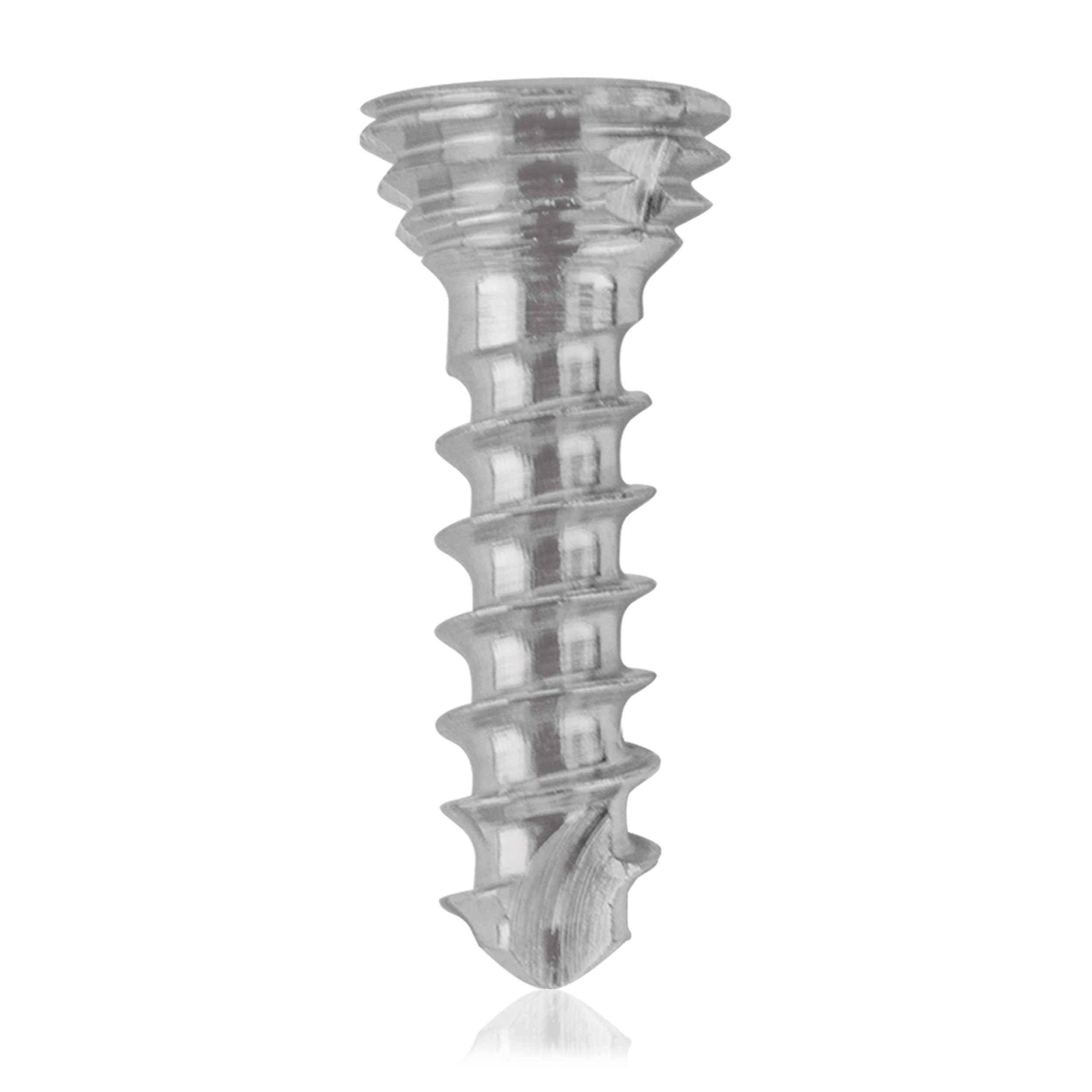 Titanium låseskrue multidirektionel, sølv Ø 1,7 x L 8 mm