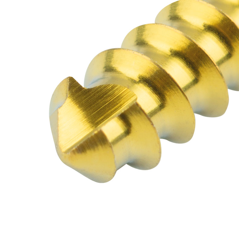 Titanium låseskrue multidirektionel, guld Ø 2,3 x L 8 mm