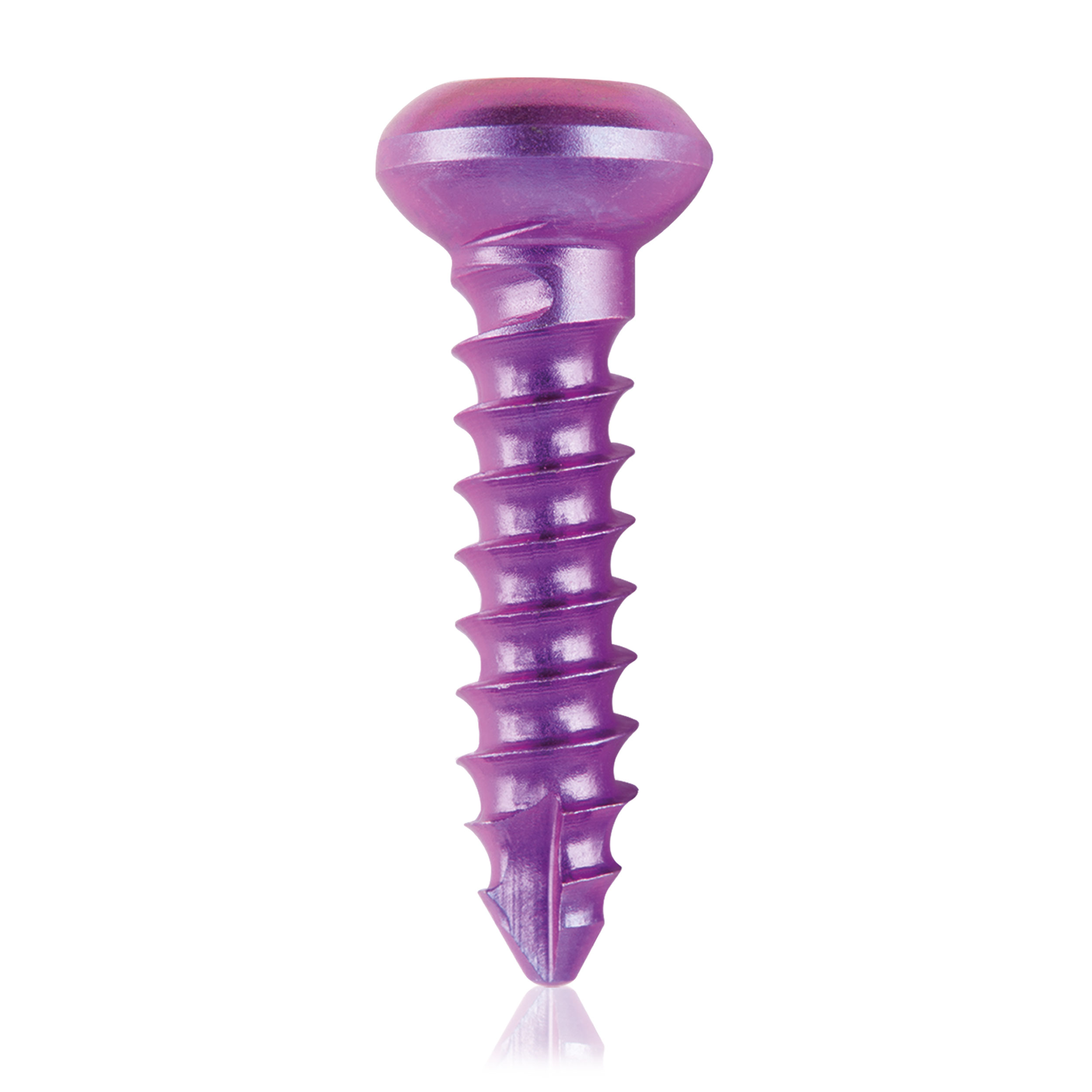 Cortical skruer i titanium, selvskærende med Ø: 2,7 mm, L: 10 mm