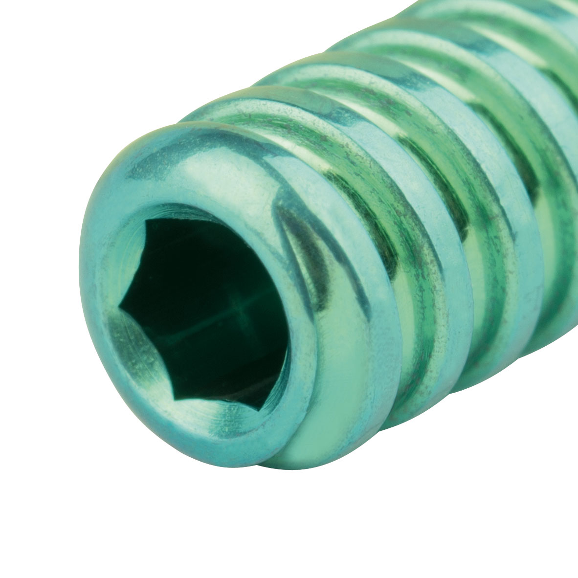 Zlig titanium interferensskrue, Ø 5,0 mm / L 10,0 mm, grøn