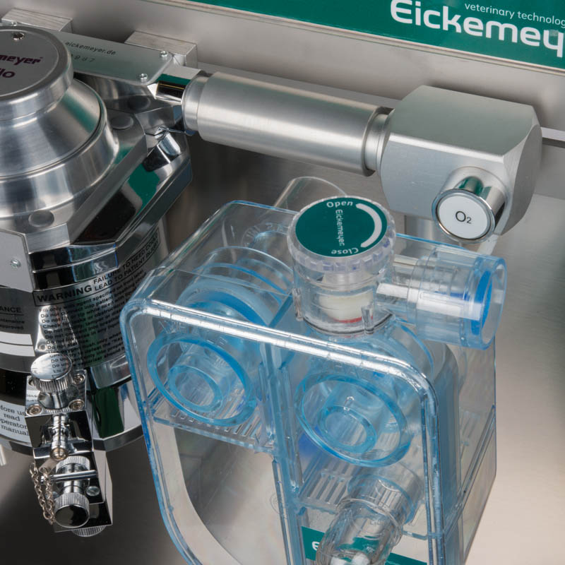 Anæstesiapparat ITALIA inkl. TEC3 Isofluran fordamper og absorber, bordmodel