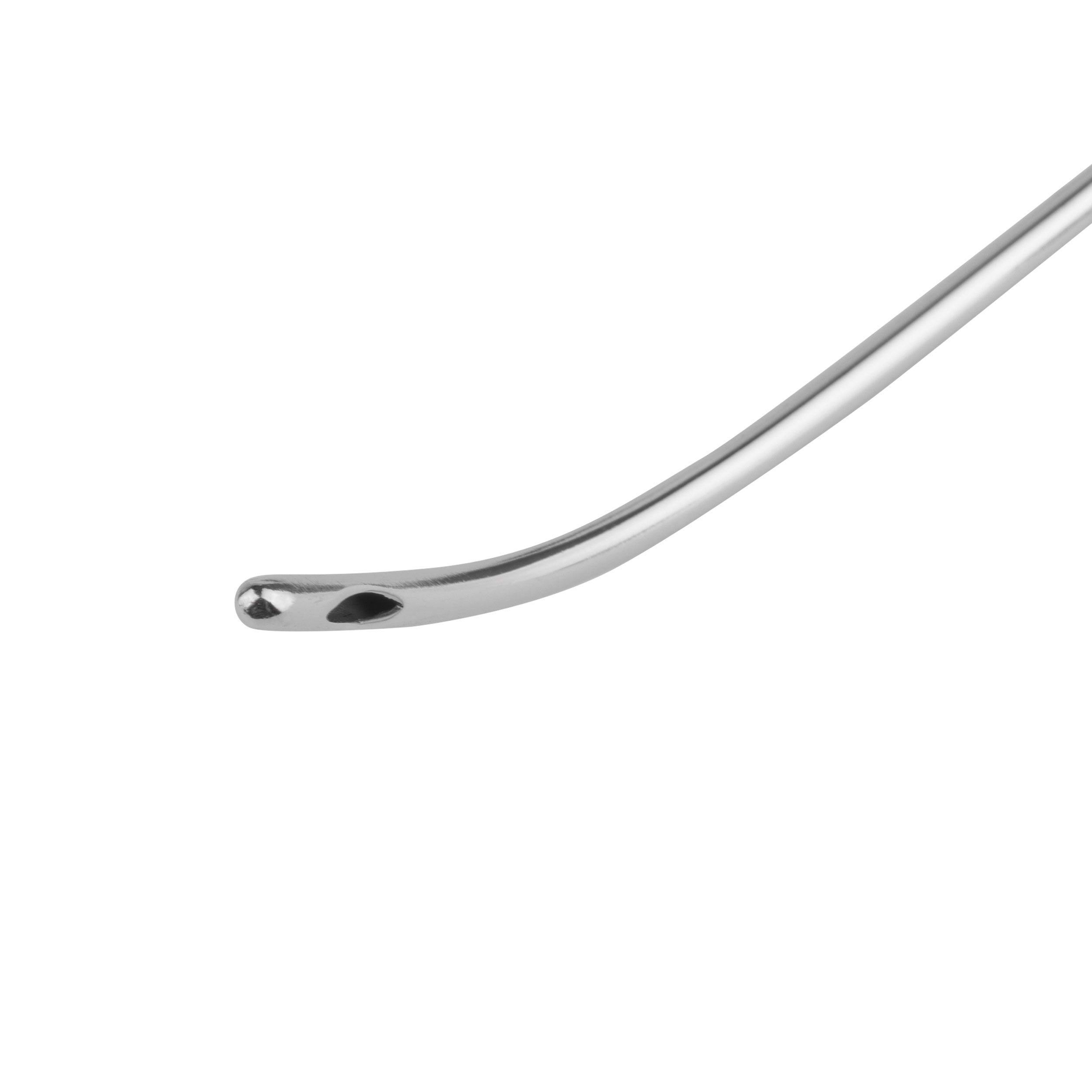 Urinkateter i rustfri stål, 2,0 x 180 mm, til tæver