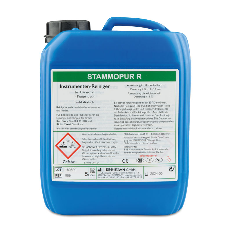 Instrumentrengøringsmiddel, STAMMOPUR R, 5 liter